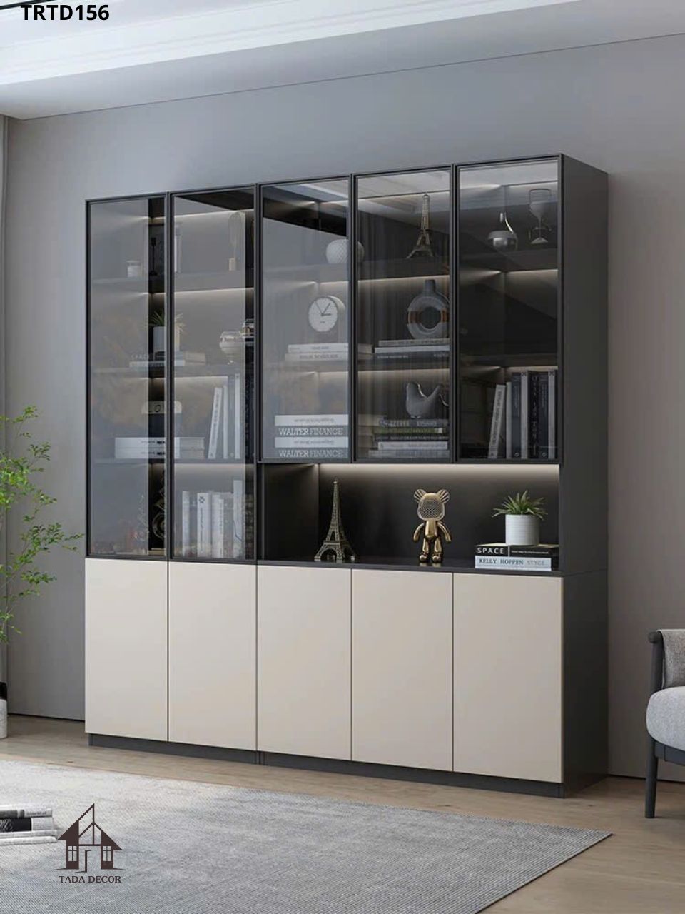 Tủ đựng rượu phòng khách TRTD156 sang trọng