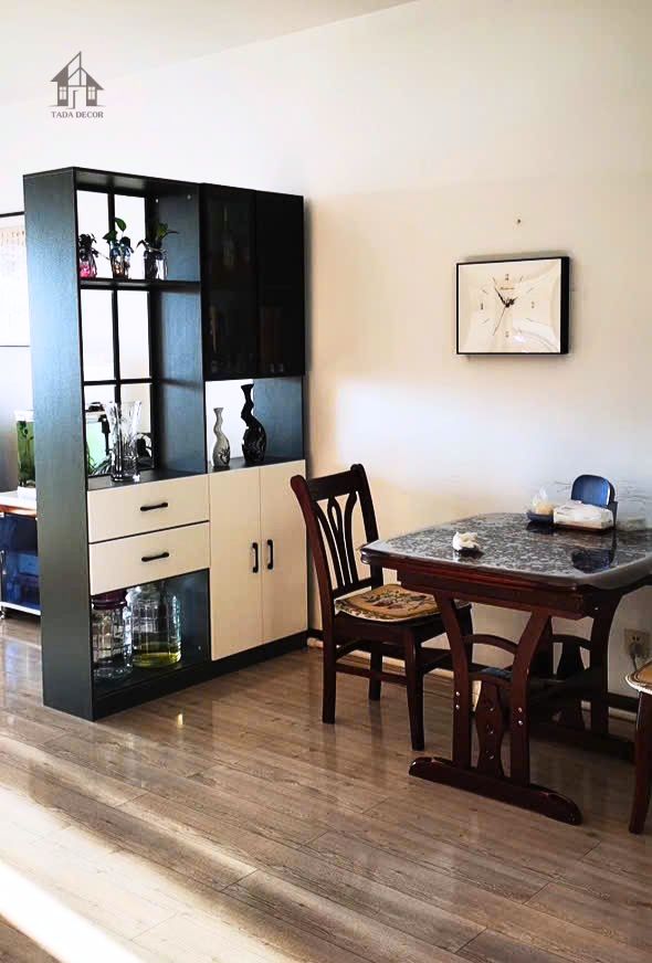 Tủ đựng đồ đa năng bằng gỗ thiết kế hiện đại cho phòng khách