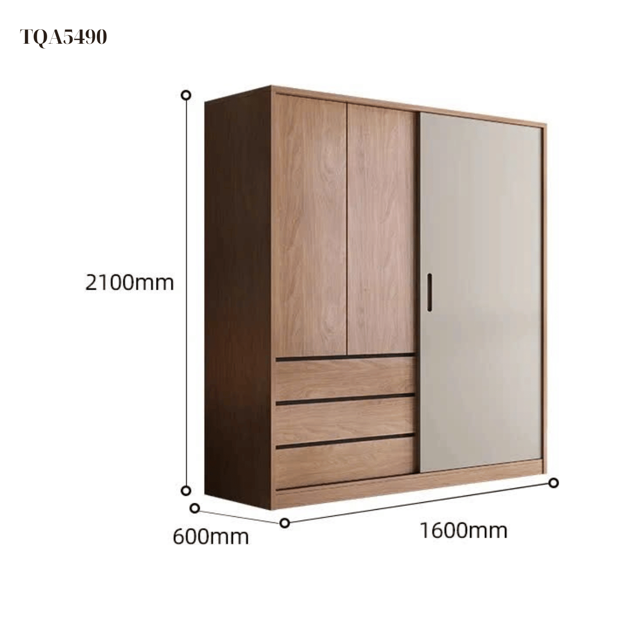 Tủ quần áo cánh lùa