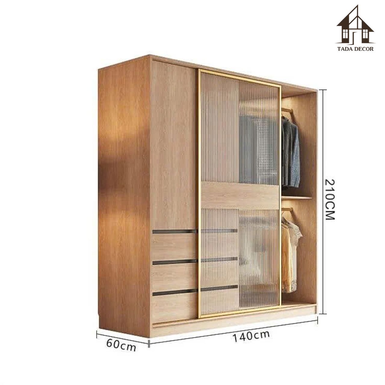 Tủ quần áo cánh lùa