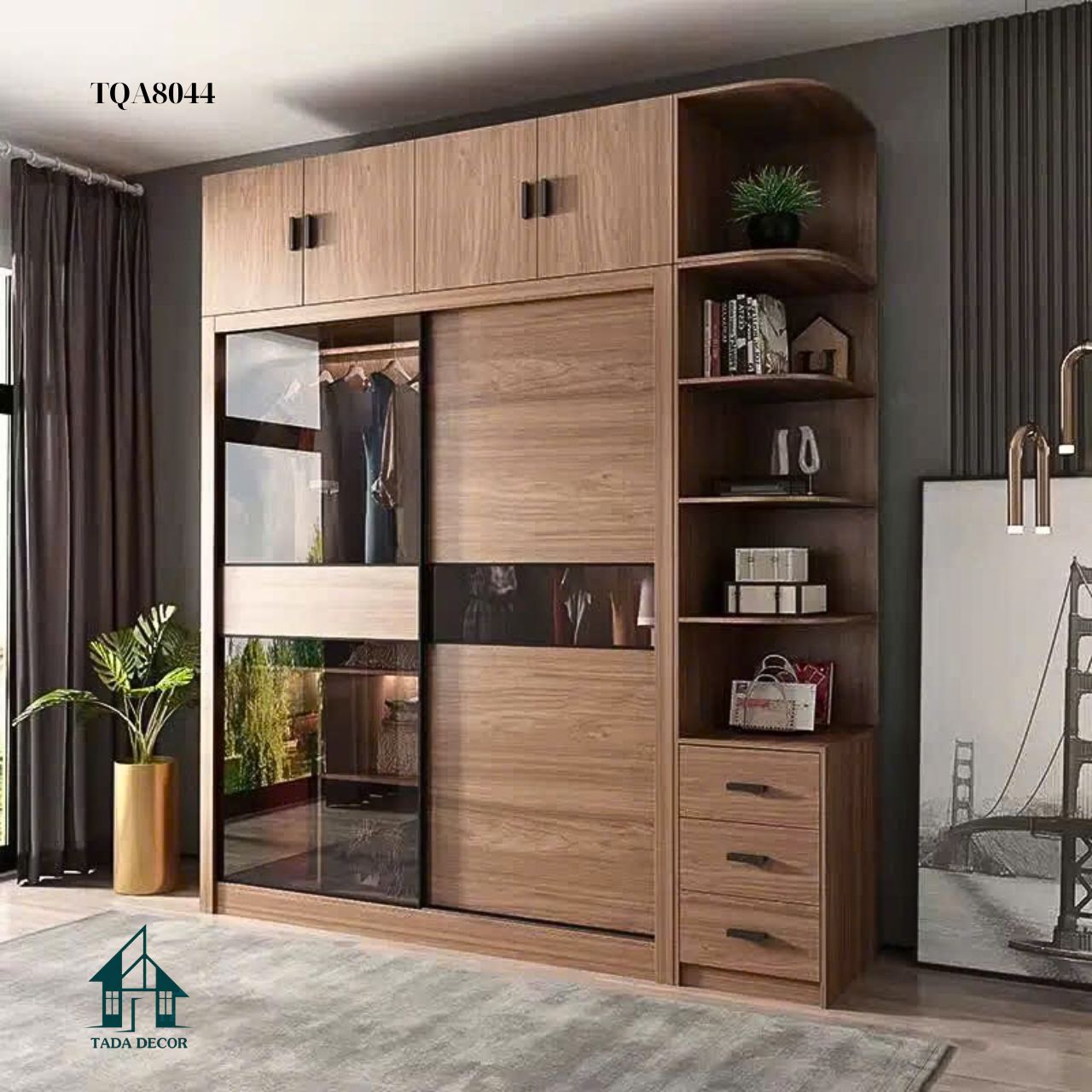 Tủ treo đồ thiết kế sang trọng