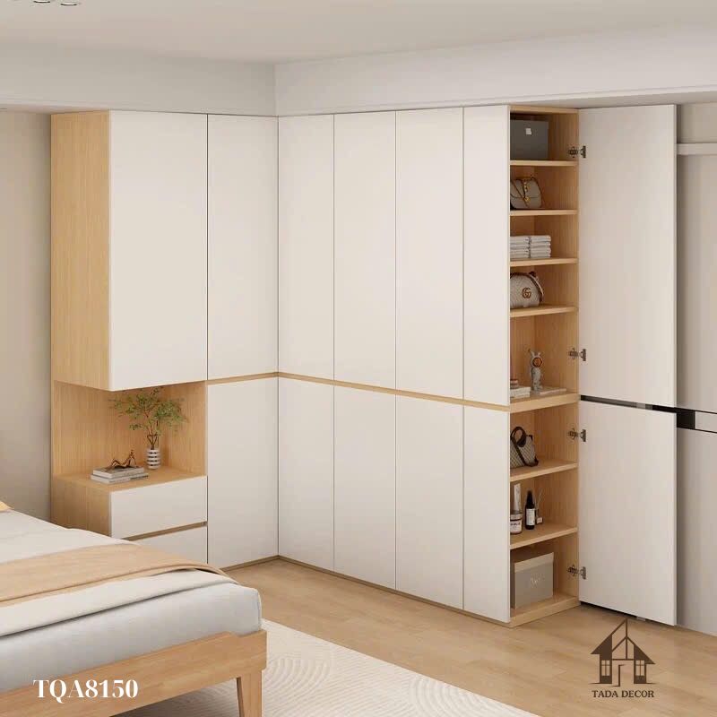 tủ quần áo chữ L