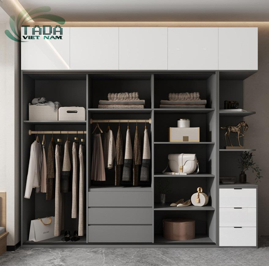 Tủ quần áo gỗ công nghiệp MDF cánh lùa TaDa Việt Nam TDTA11