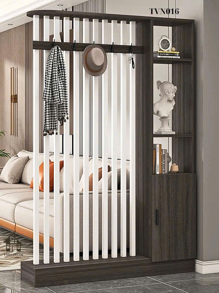 Tủ ngăn phòng phối vách kệ trưng bày