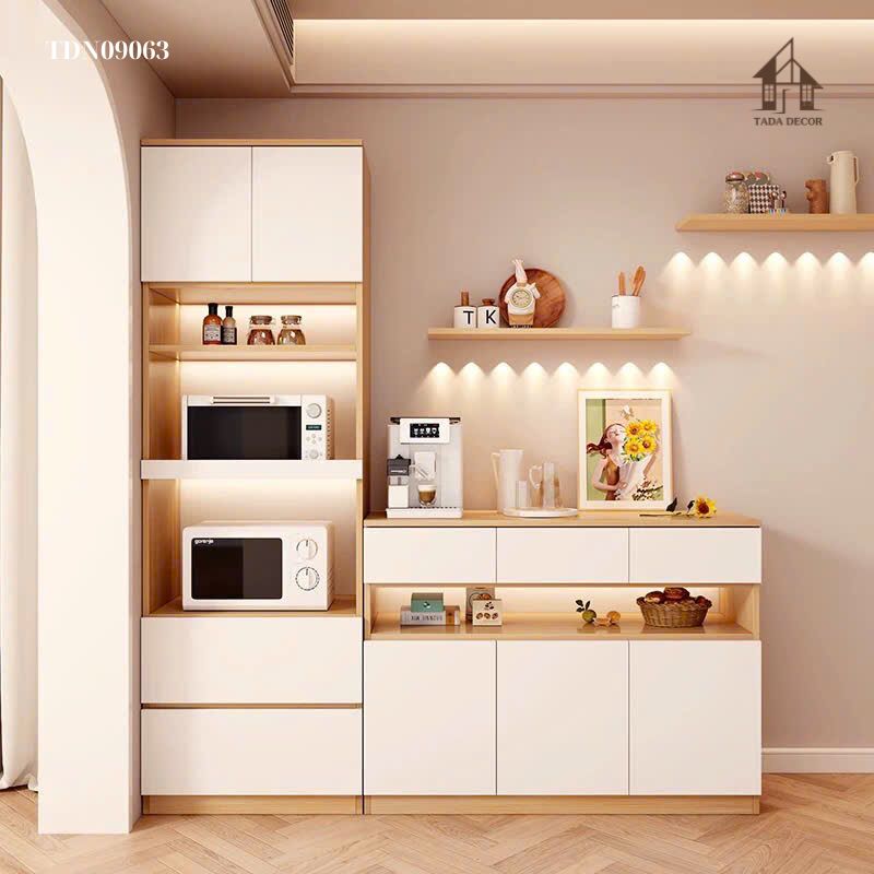 Tủ đa năng phòng bếp TDN09063 thiết kế sang trọng, tiện ích lưu trữ thông minh