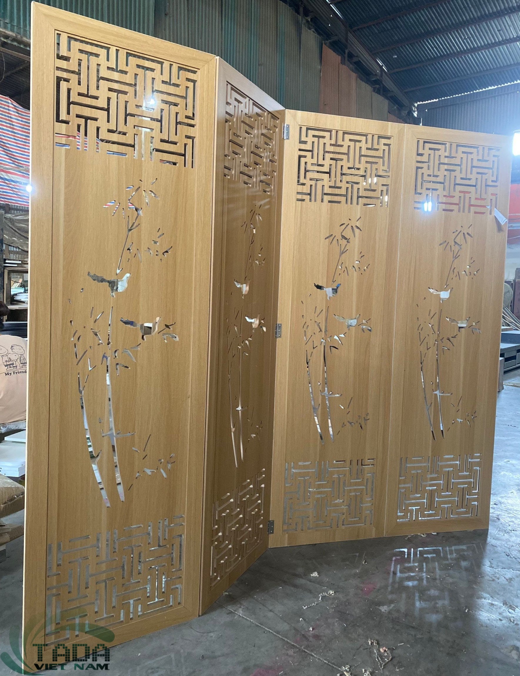 Vách bình phong cây tre thương hiệu TADA VIETNAM - TDVN16
