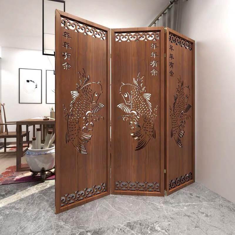 Các mẫu vách ngăn phòng phong cách cổ điển sở hữu hoa văn có phần cầu kỳ, trau chuốt