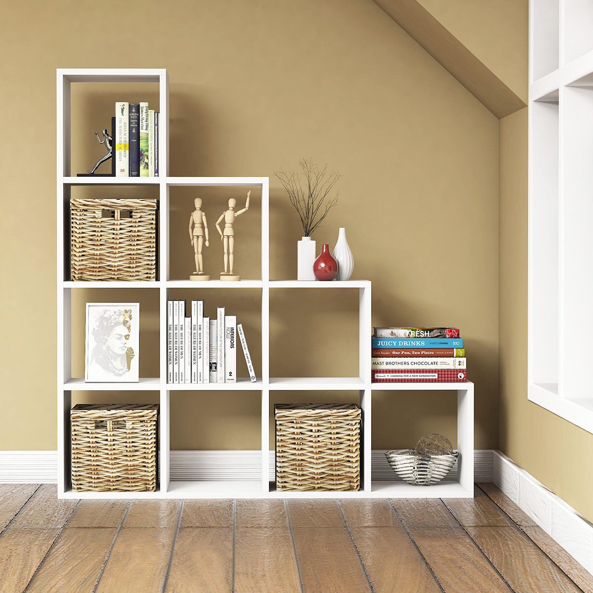 kệ ô vuông đa năng 4 tầng