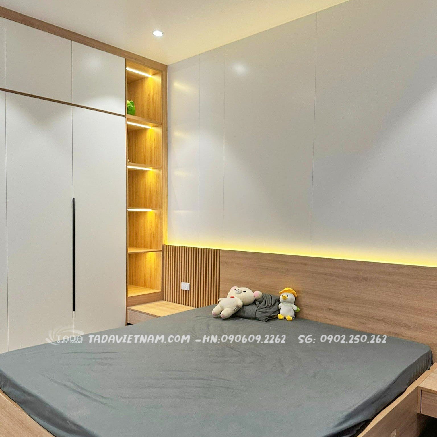 Công trình thực tế phòng ngủ master mà TaDa Việt Nam đã hoàn thiện