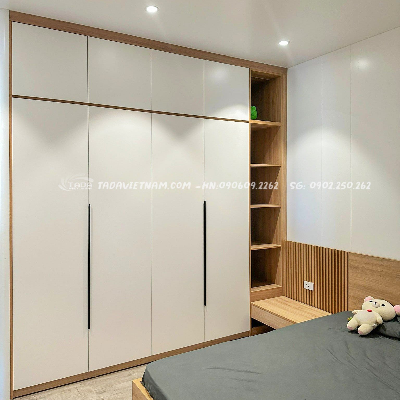 Công trình thực tế phòng ngủ master mà TaDa Việt Nam đã hoàn thiện
