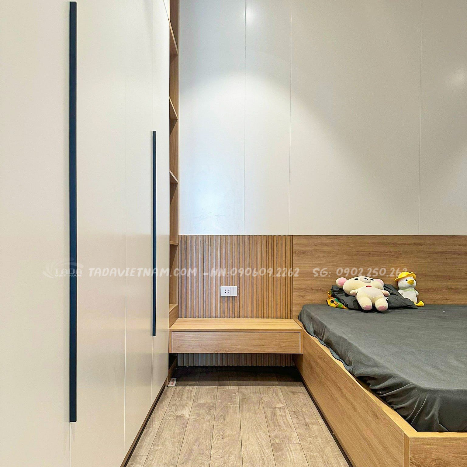 Công trình thực tế phòng ngủ master mà TaDa Việt Nam đã hoàn thiện