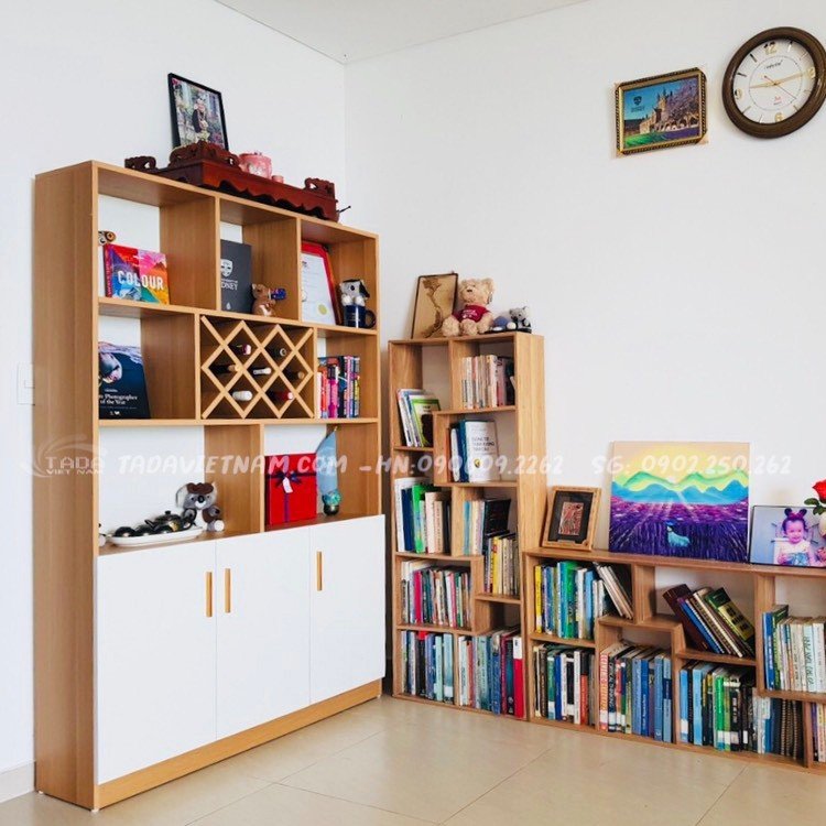 Tủ rượu sang trọng chất liệu gỗ MDF thương hiệu TADA- TDTR30