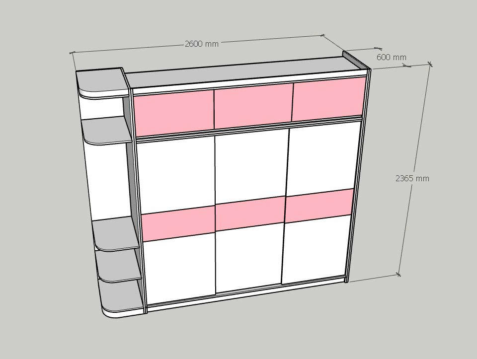 Giá để sách kết hợp bàn học