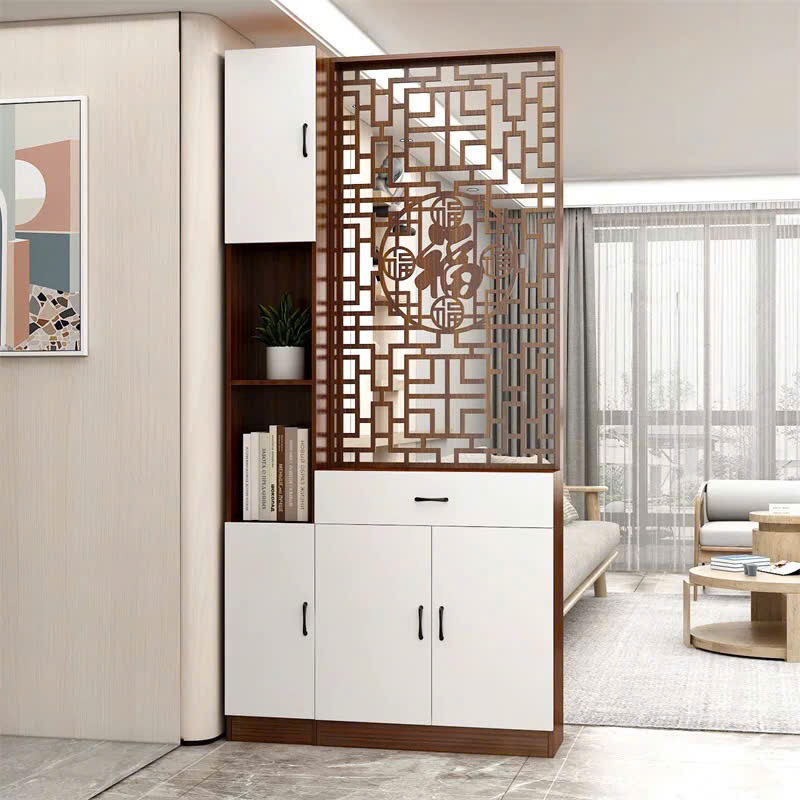 Tủ ngăn phòng CNC hiện đại giúp lưu thông khí và thu hút tài lộc