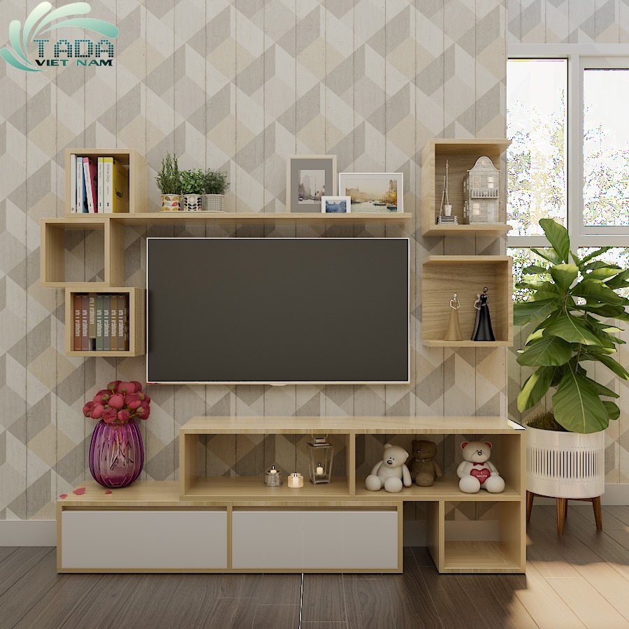 COMBO KỆ TIVI ĐỂ SÀN PHÒNG KHÁCH HIỆN ĐẠI NHẤT HIỆN NAY - TD730