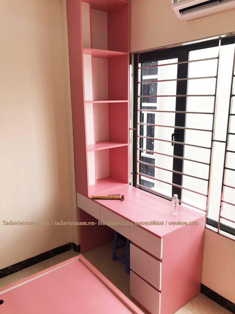 FEEDBACK PHÒNG NGỦ HỒNG CHO BÉ TẠI NHÀ CHỊ LAN - QUẬN 8 - SÀI GÒN