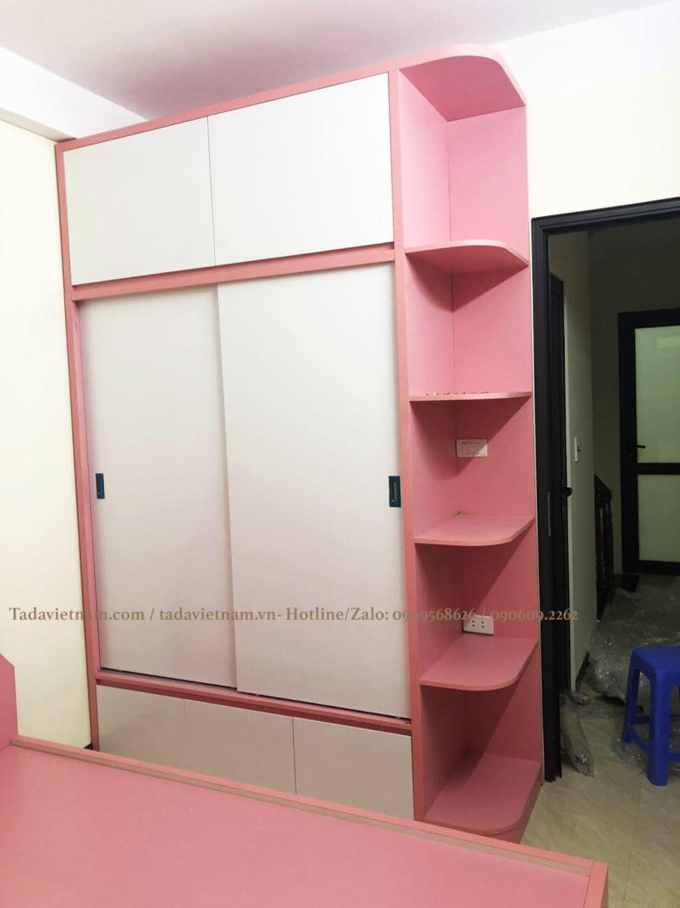 FEEDBACK PHÒNG NGỦ HỒNG CHO BÉ TẠI NHÀ CHỊ LAN - QUẬN 8 - SÀI GÒN