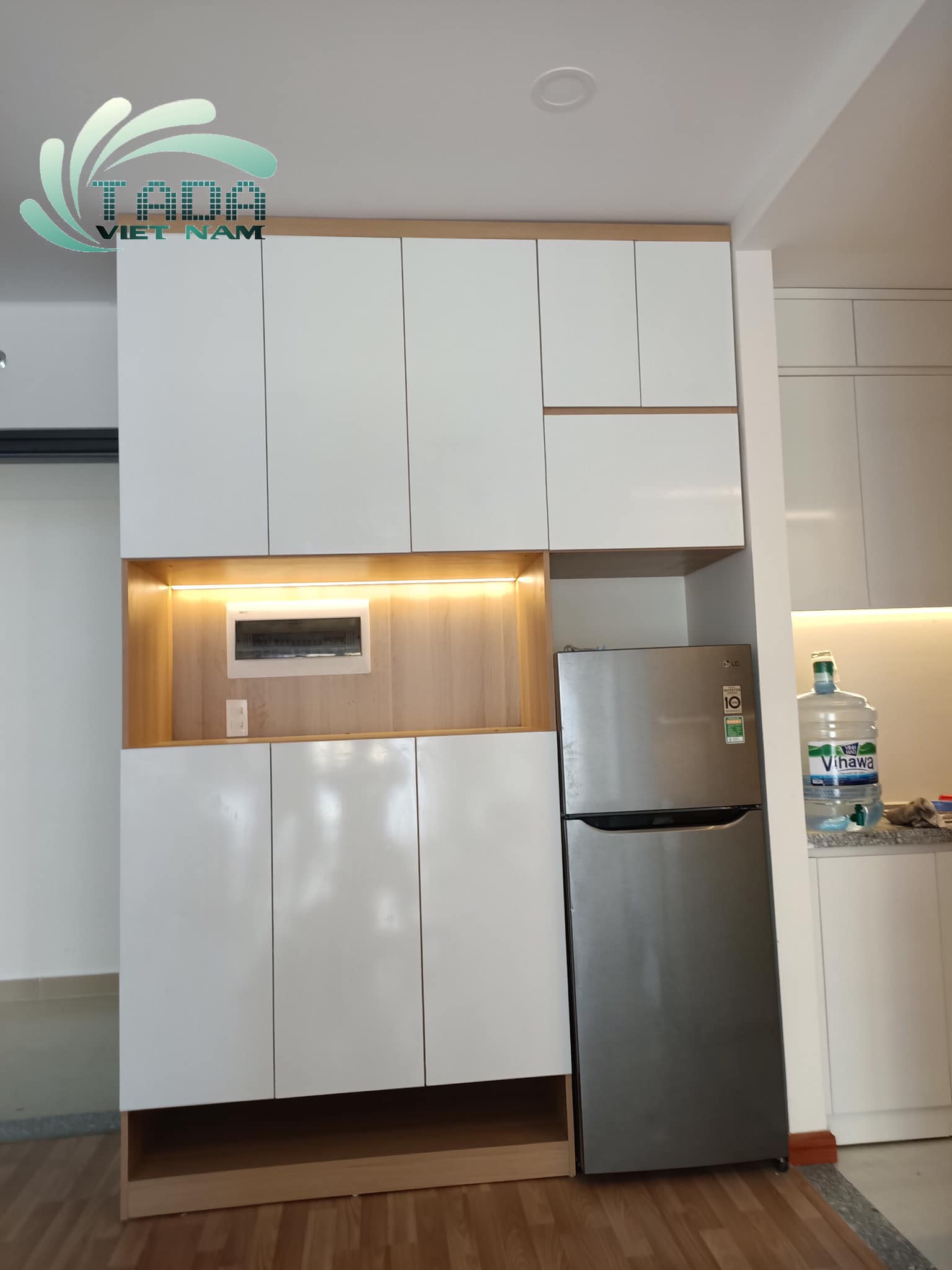 3D - THỰC TẾ COMBO NỘI THẤT TOÀN NHÀ MÀU VÂN SỒI NHÀ ANH TÍN - Q8, SG