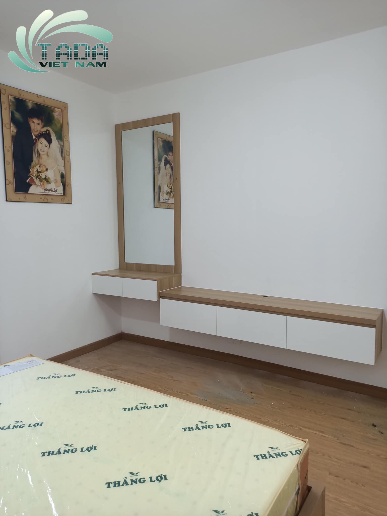 NGHIỆM THU COMBO NỘI THẤT TOÀN NHÀ MÀU SỒI - CÁNH TRẮNG NHÀ CHỊ DUNG - DĨ AN, BÌNH DƯƠNG