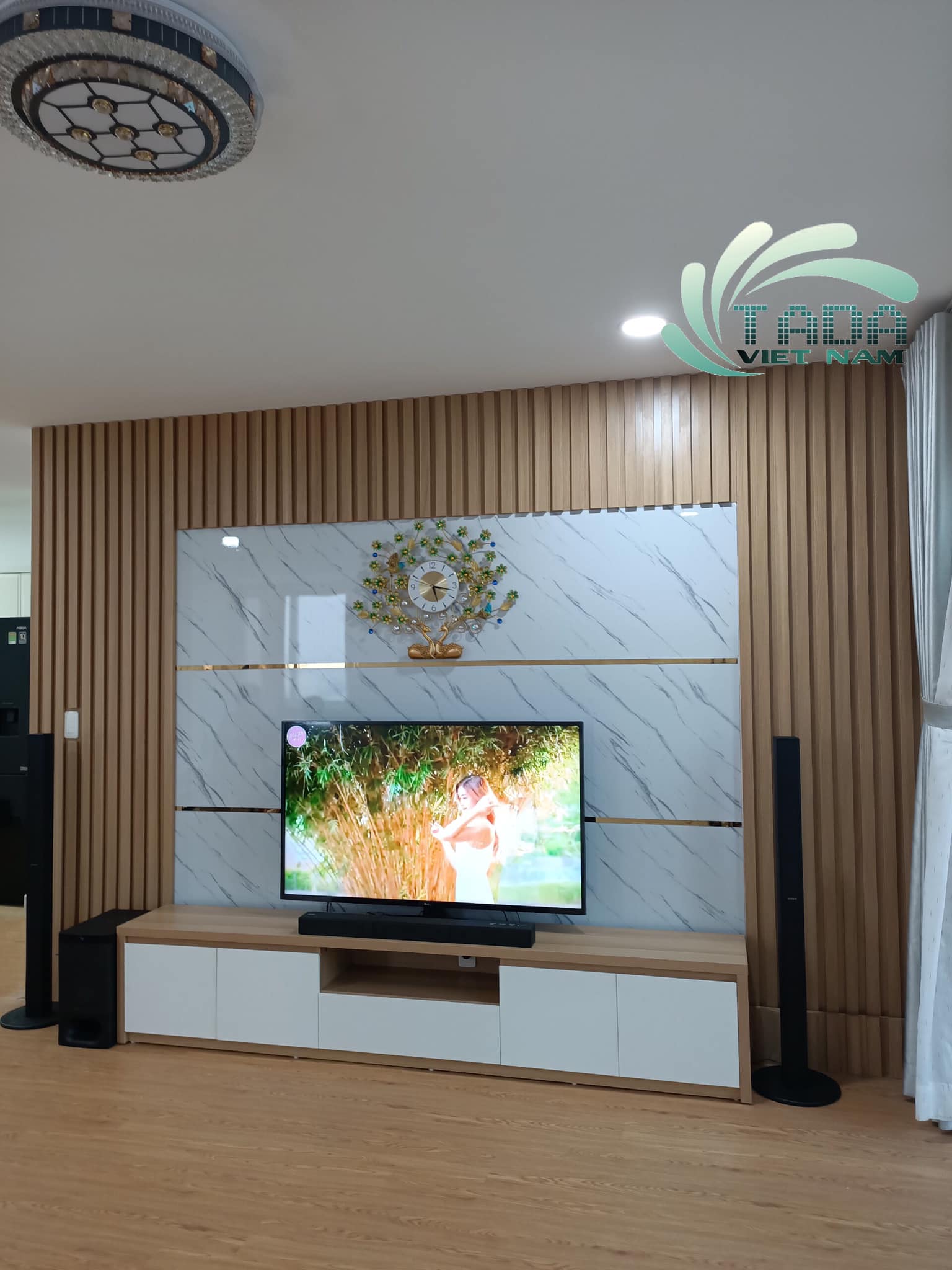 NGHIỆM THU COMBO NỘI THẤT TOÀN NHÀ MÀU SỒI - CÁNH TRẮNG NHÀ CHỊ DUNG - DĨ AN, BÌNH DƯƠNG