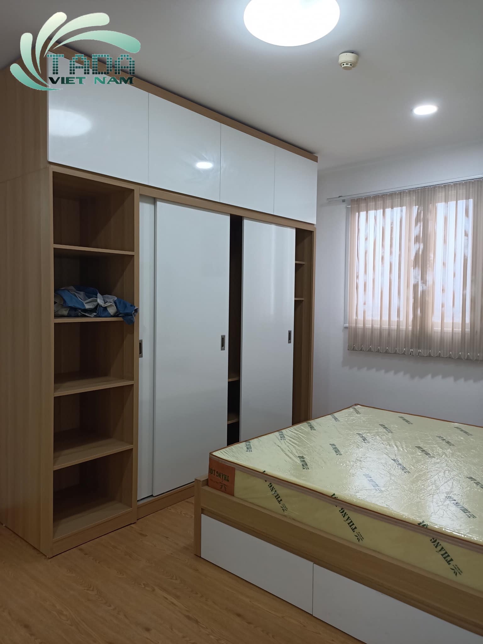 NGHIỆM THU COMBO NỘI THẤT TOÀN NHÀ MÀU SỒI - CÁNH TRẮNG NHÀ CHỊ DUNG - DĨ AN, BÌNH DƯƠNG