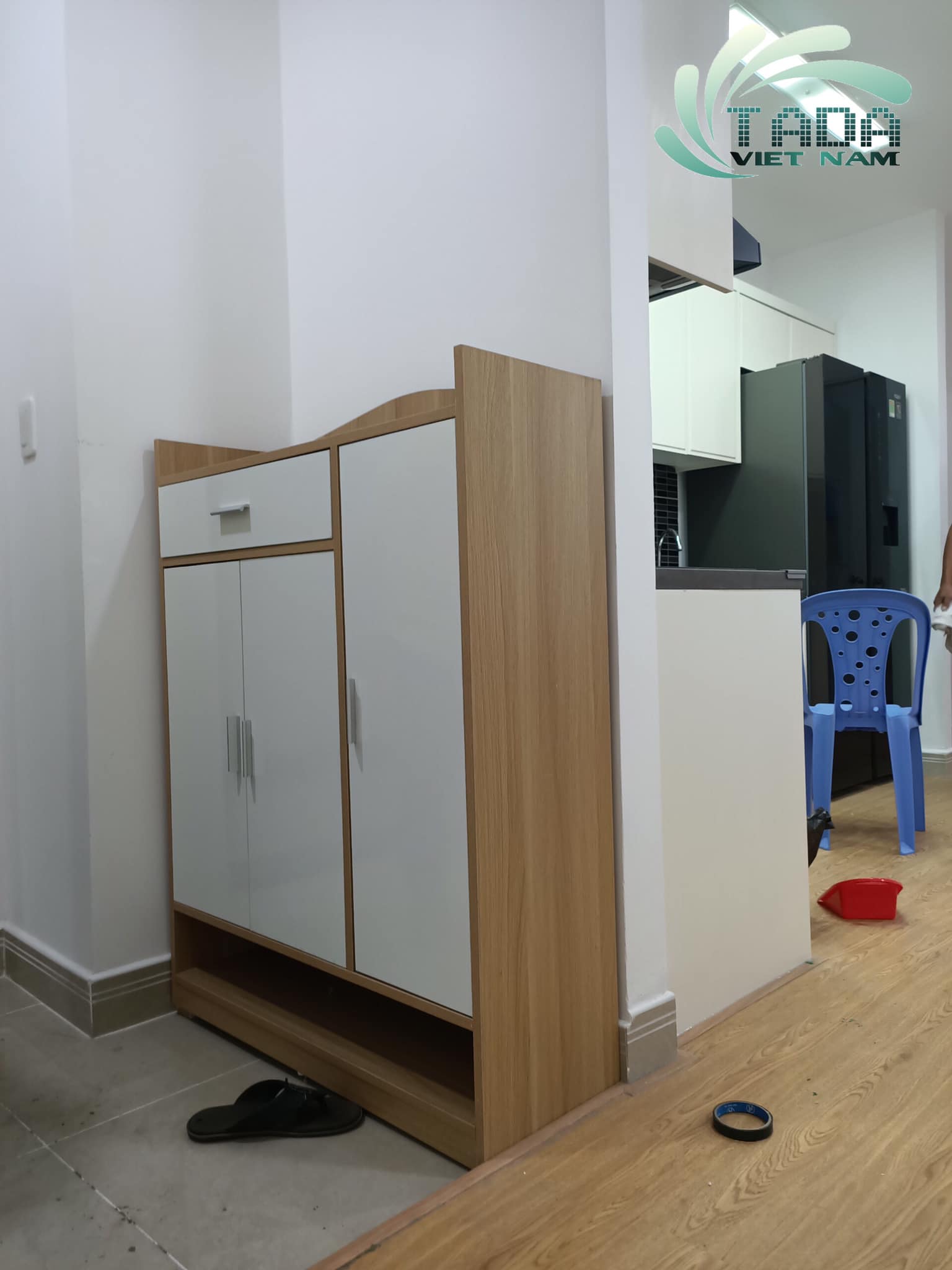 NGHIỆM THU COMBO NỘI THẤT TOÀN NHÀ MÀU SỒI - CÁNH TRẮNG NHÀ CHỊ DUNG - DĨ AN, BÌNH DƯƠNG