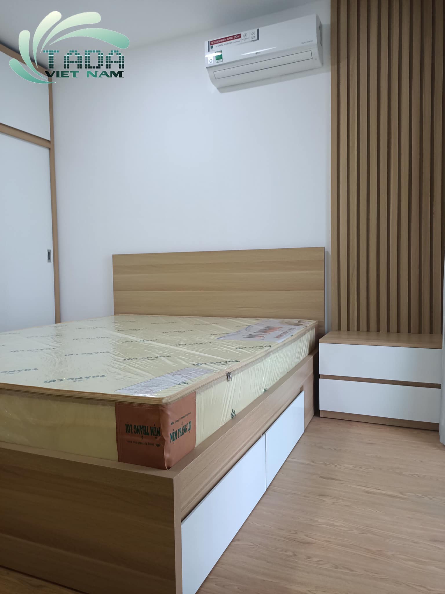 NGHIỆM THU COMBO NỘI THẤT TOÀN NHÀ MÀU SỒI - CÁNH TRẮNG NHÀ CHỊ DUNG - DĨ AN, BÌNH DƯƠNG