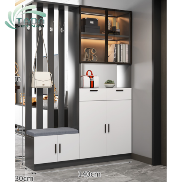 Tủ giày kết hợp vách ngăn phòng khách sang trọng thương hiệu TADAVIETNAM- TD1621