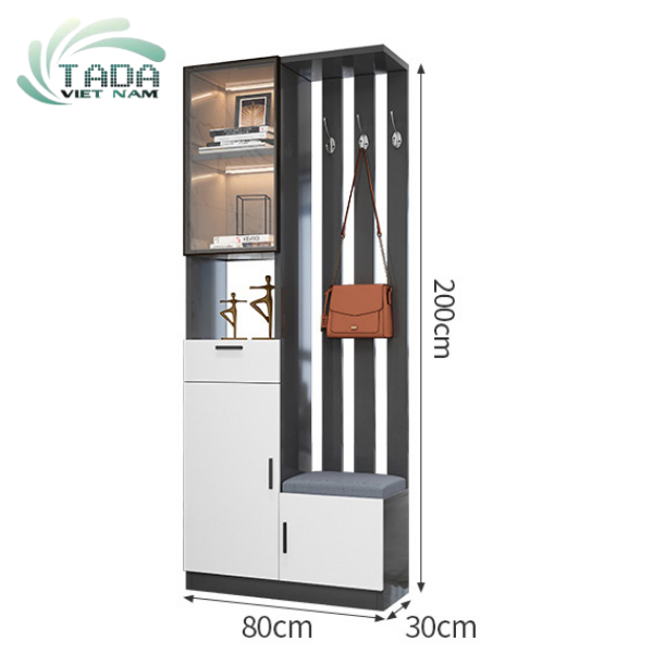 Tủ giày kết hợp vách ngăn phòng khách sang trọng thương hiệu TADAVIETNAM- TD1621