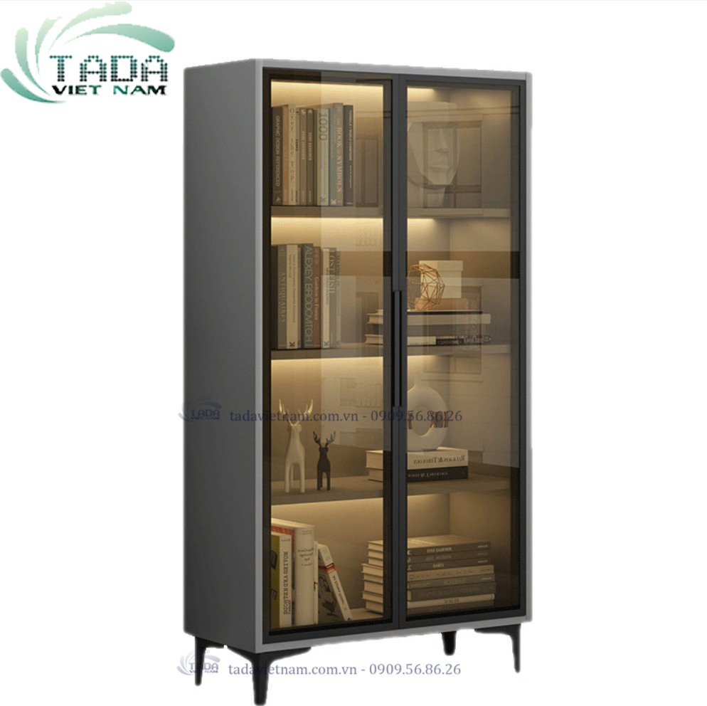 Tủ rượu nhỏ gọn cho phòng khách chất liệu gỗ MDF thương hiệu TADA- TDTR6