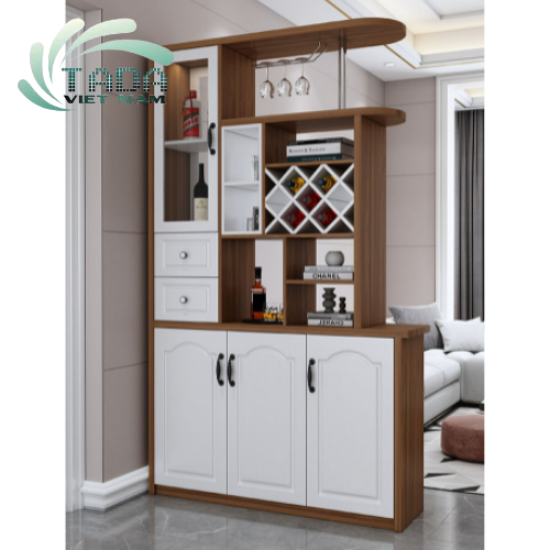 Tủ rượu trang trí chất liệu gỗ công nghiệp thương hiệu TADA-TD1612
