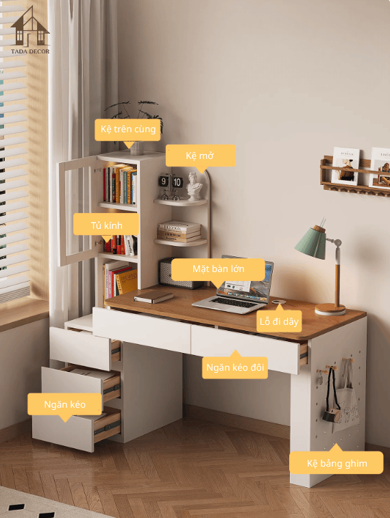 bàn học nhỏ gọn cho bé