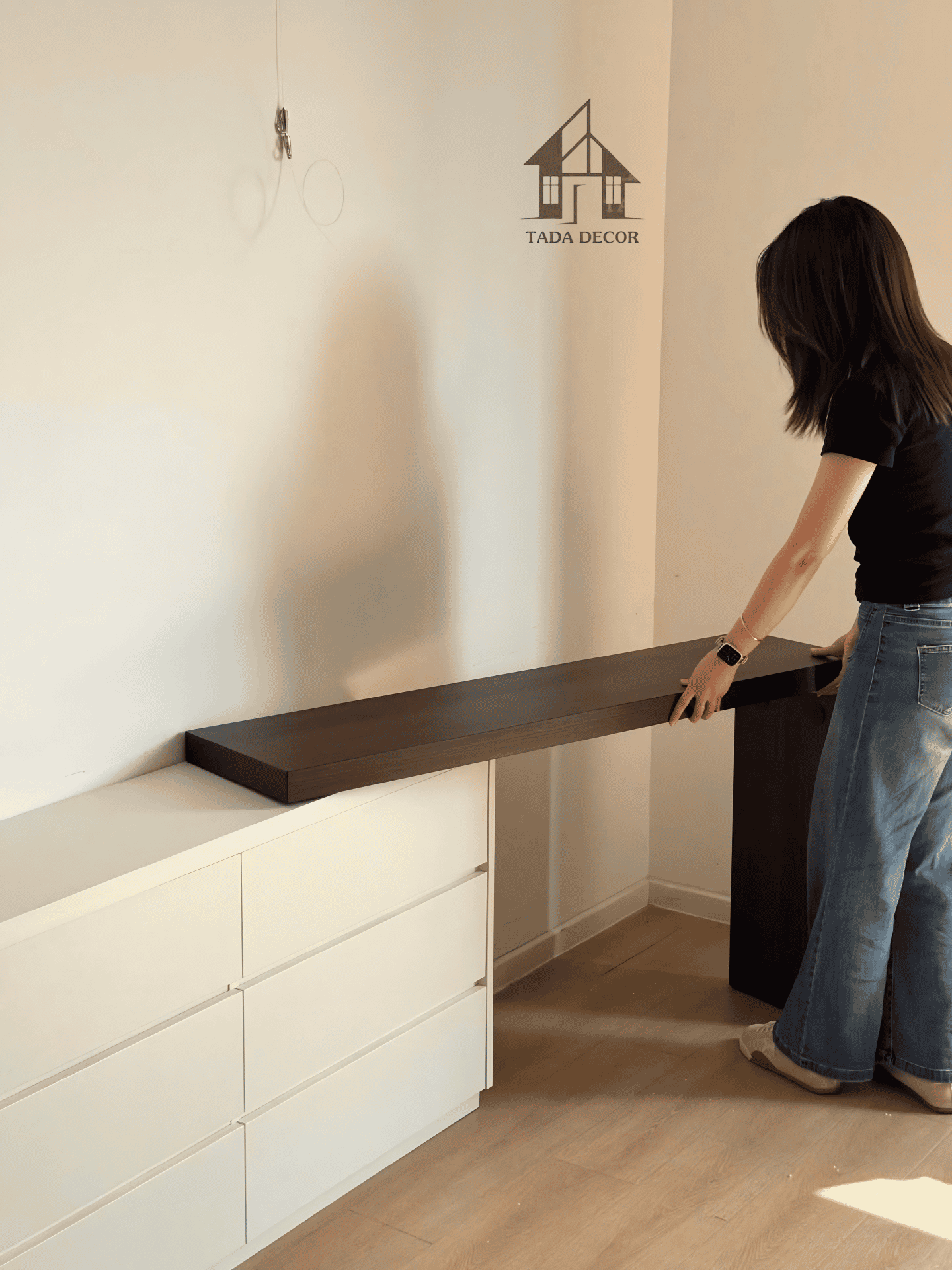 bàn trang điểm gỗ mdf đa năng TADA