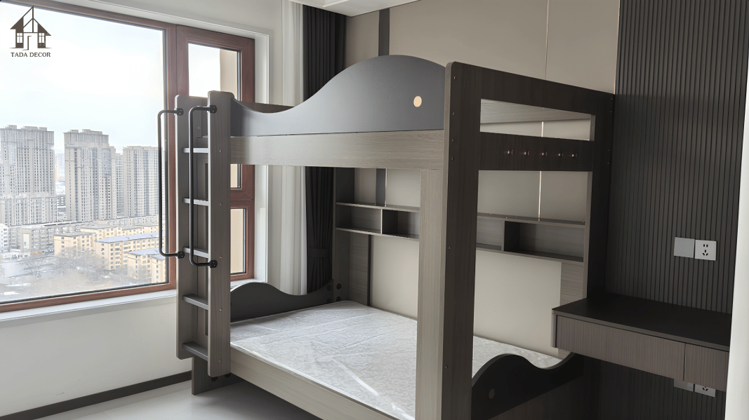giường tầng cá voi gỗ mdf TADA