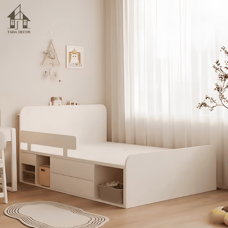 giường ngủ có tủ đựng đồ cho bé TADA