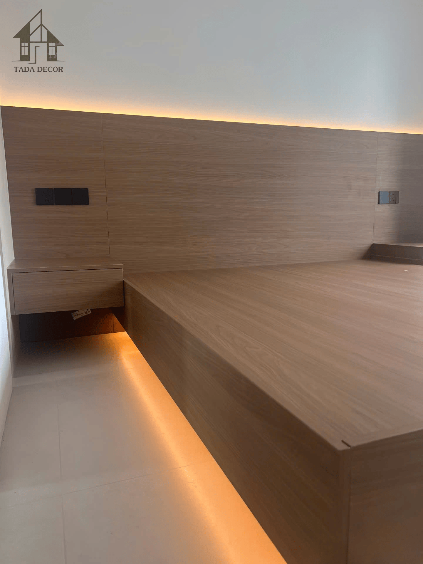 giường ngủ tatami kiểu nhật gỗ MDF