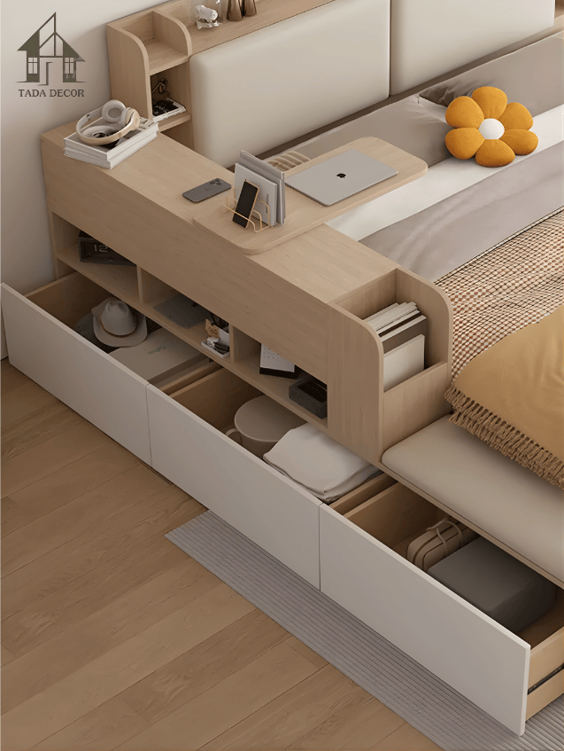 giường ngủ kèm tủ đa năng TADA