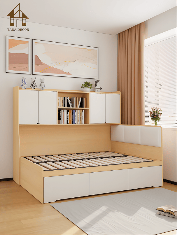 giường kèm tủ và bàn học đa năng TADA