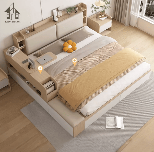 giường ngủ kèm tủ đa năng TADA