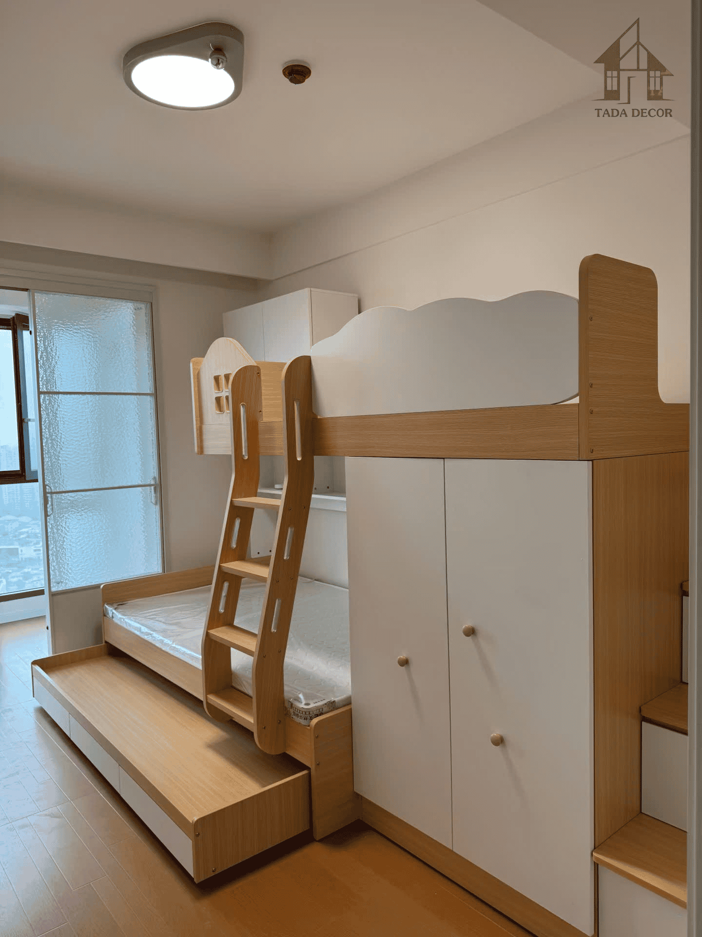 giường tầng gỗ mdf cho bé TADA