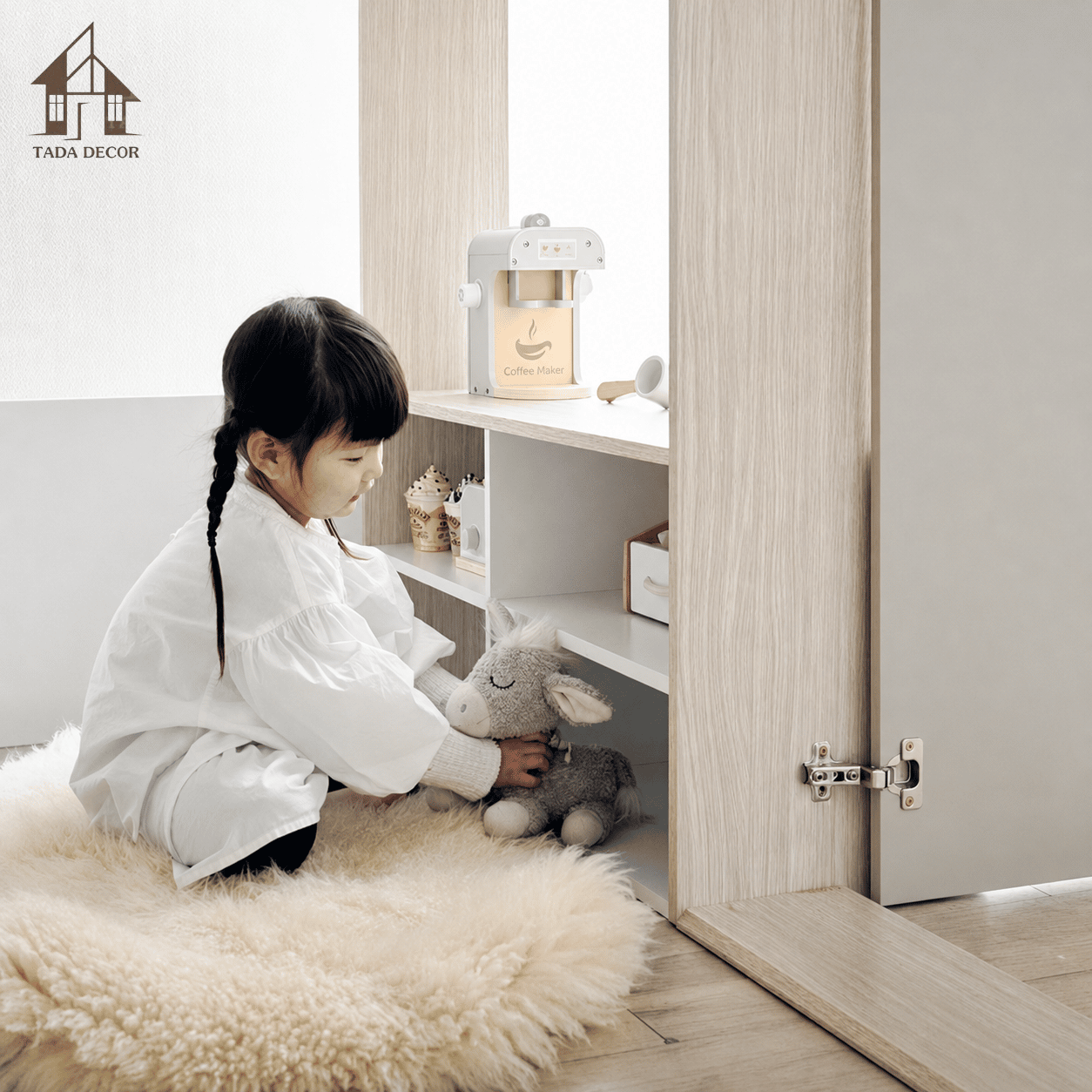 giường tầng tích hợp khu đồ chơi cho bé TADA