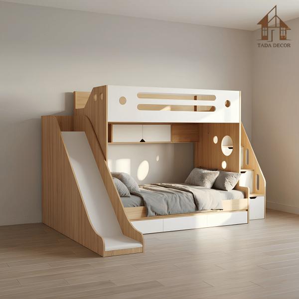 giường tầng cầu trượt cho bé TADA