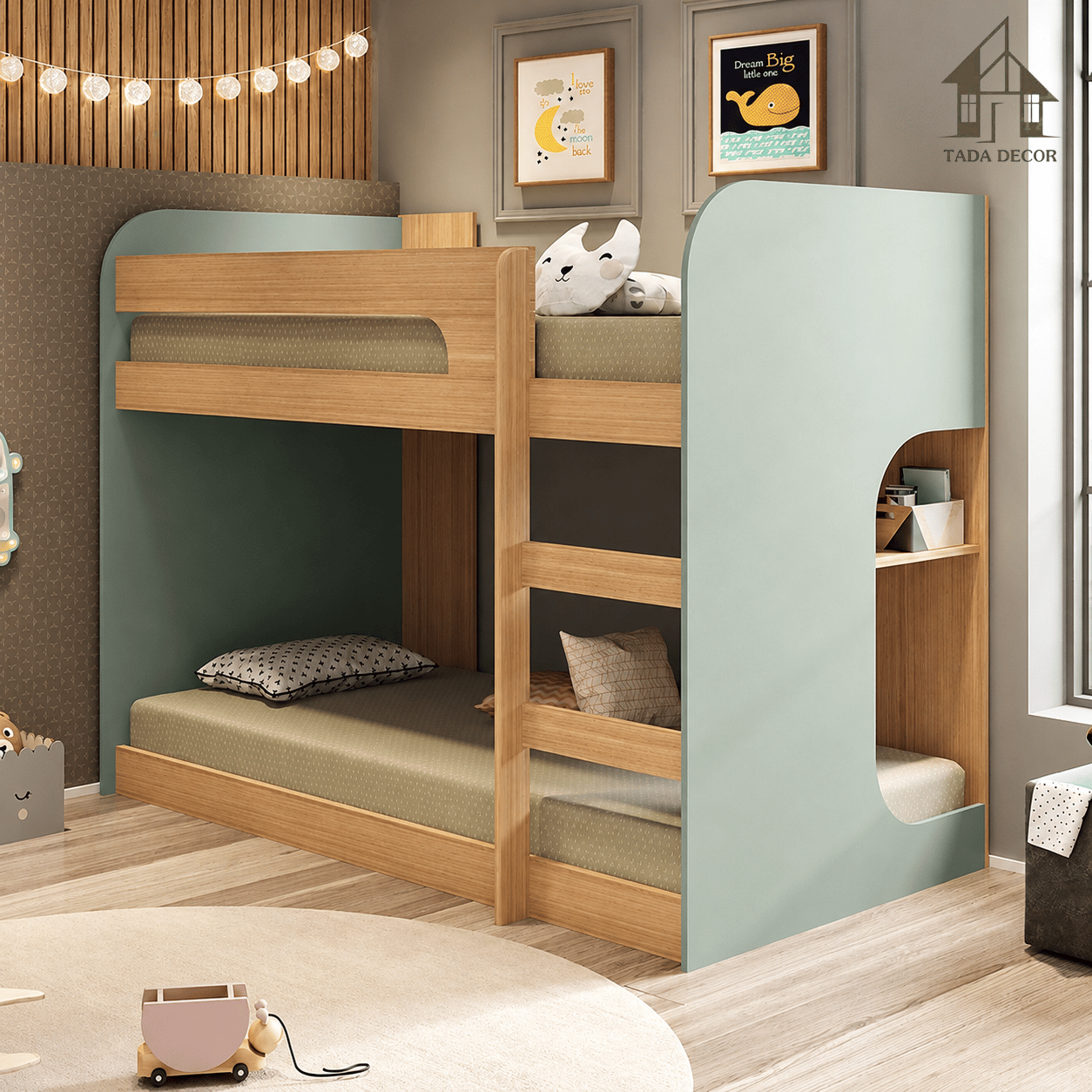 giường gỗ 2 tầng cho bé TADA