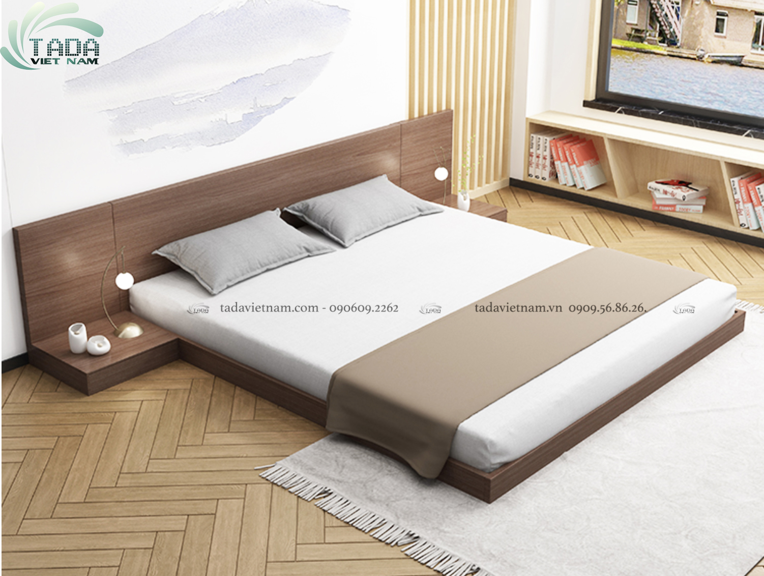 Giường ngủ Nhật Tatami bệt thương hiệu TADA VIETNAM- TD3179