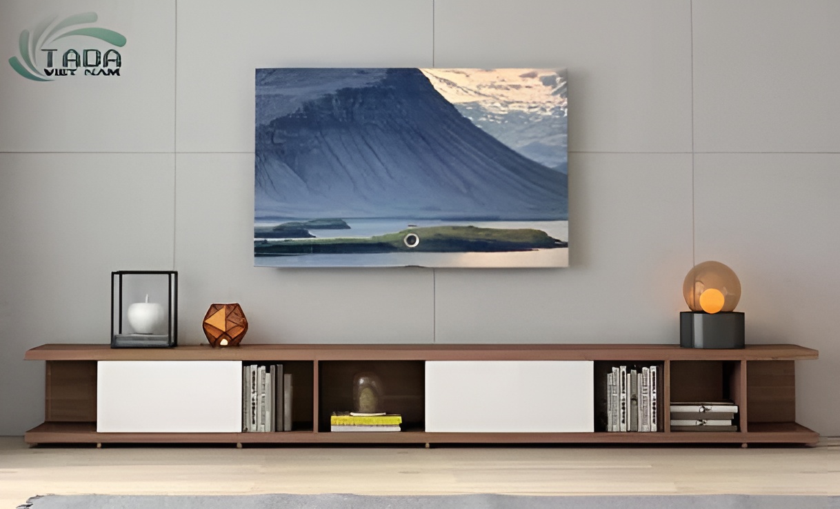 Kệ tivi để sàn phòng khách hiện đại, thương hiệu TADA Việt Nam, TDTV83