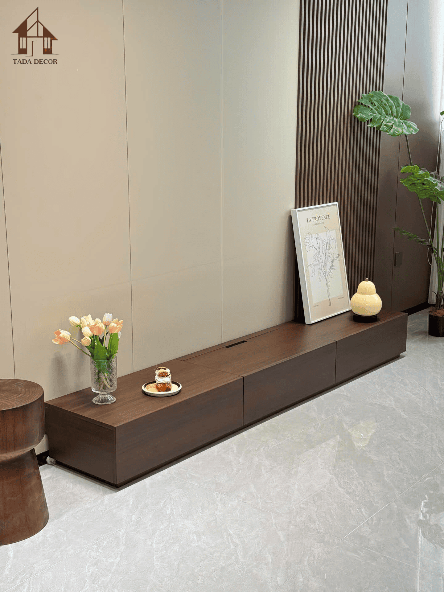 kệ tivi để sàn phòng khách gỗ MDF