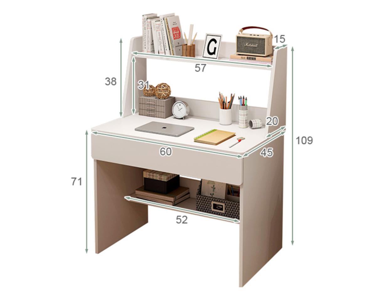 Bàn học liền giá sách,sang trọng thương hiệu TADA VIỆT NAM- TDBH6