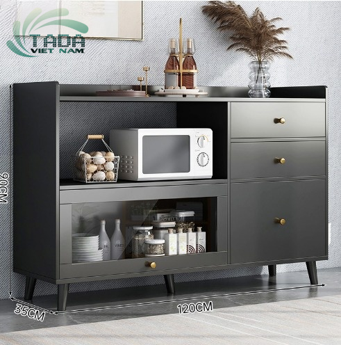 Tủ lò vi sóng đa chức năng chất lượng cao, gỗ MDF thương hiệu TADA Việt Nam- TD3204