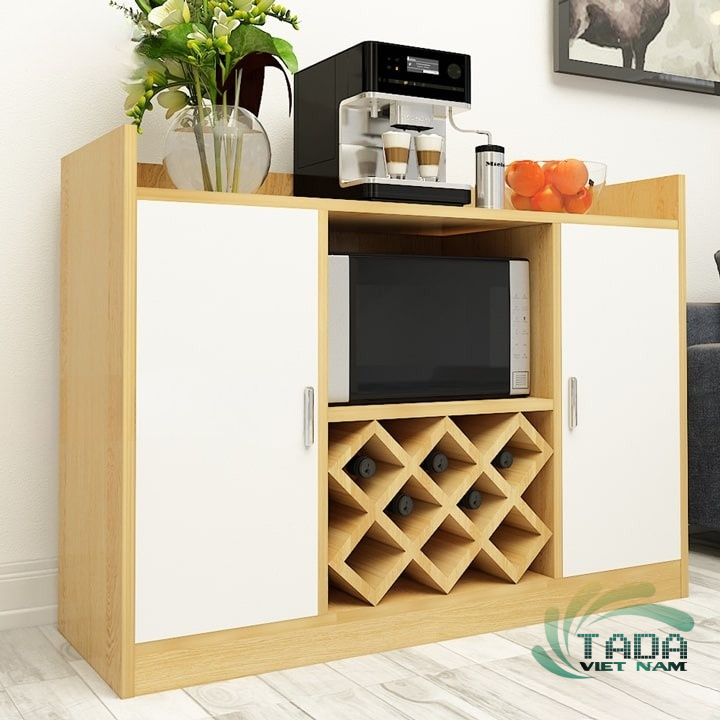Tủ kệ để lò vi sóng và đồ nhà bếp tiện dụng, chất liệu gỗ MDF, thương hiệu TADA Việt Nam - TD3210