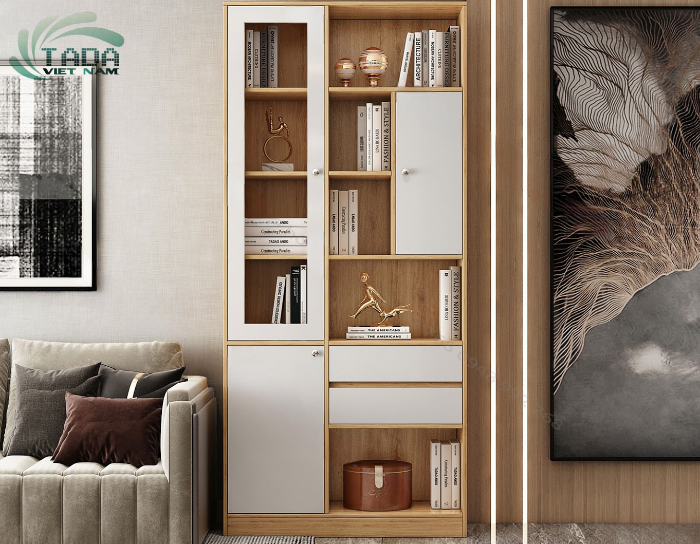 Kệ Sách Đứng - Phong Cách và Tiện Ích, Thương hiệu TaDa Việt Nam TDKS15